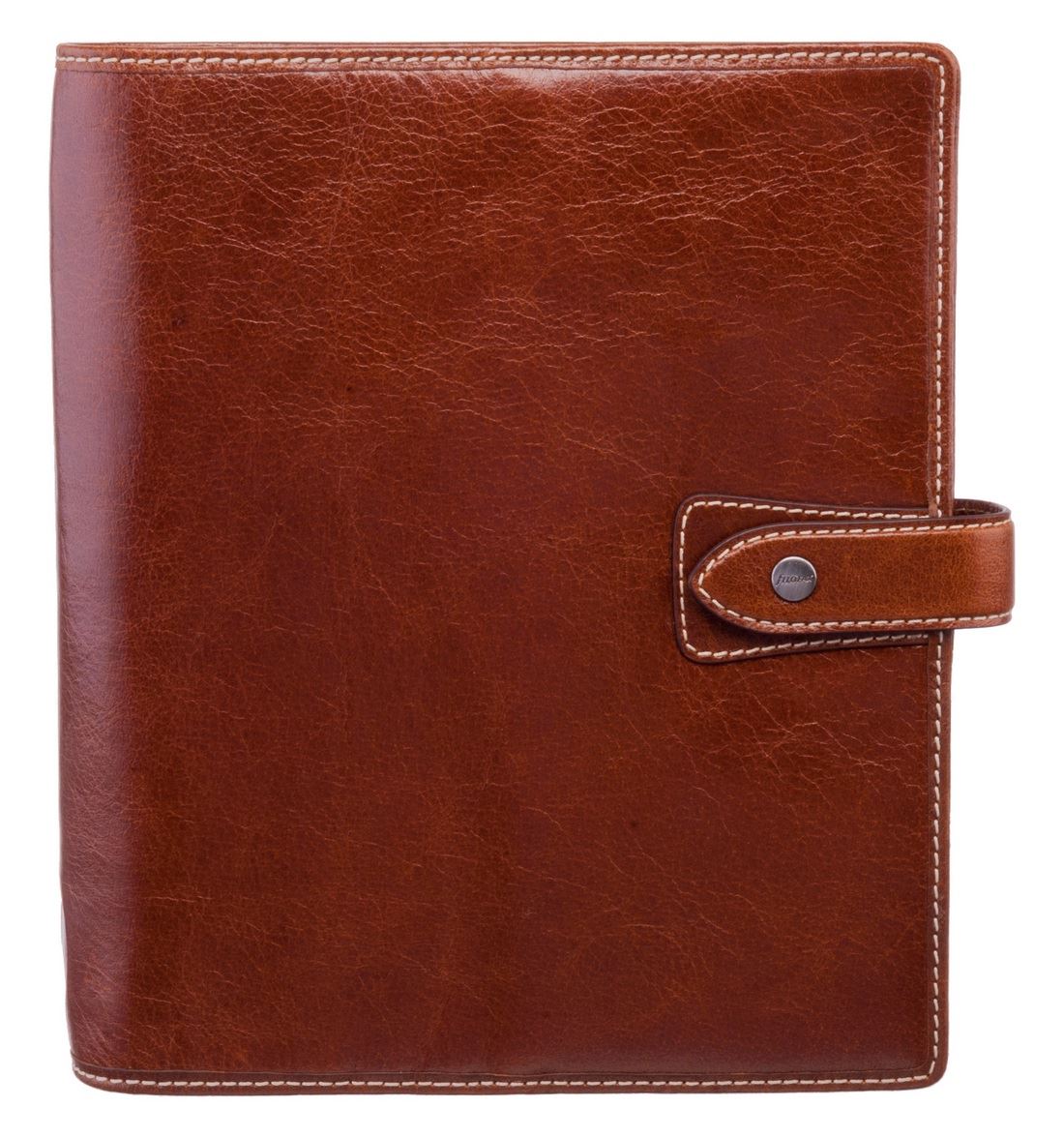 Filofax Malden A5 Organiser In Full Grain Buffalo Leather Vintage Ochre