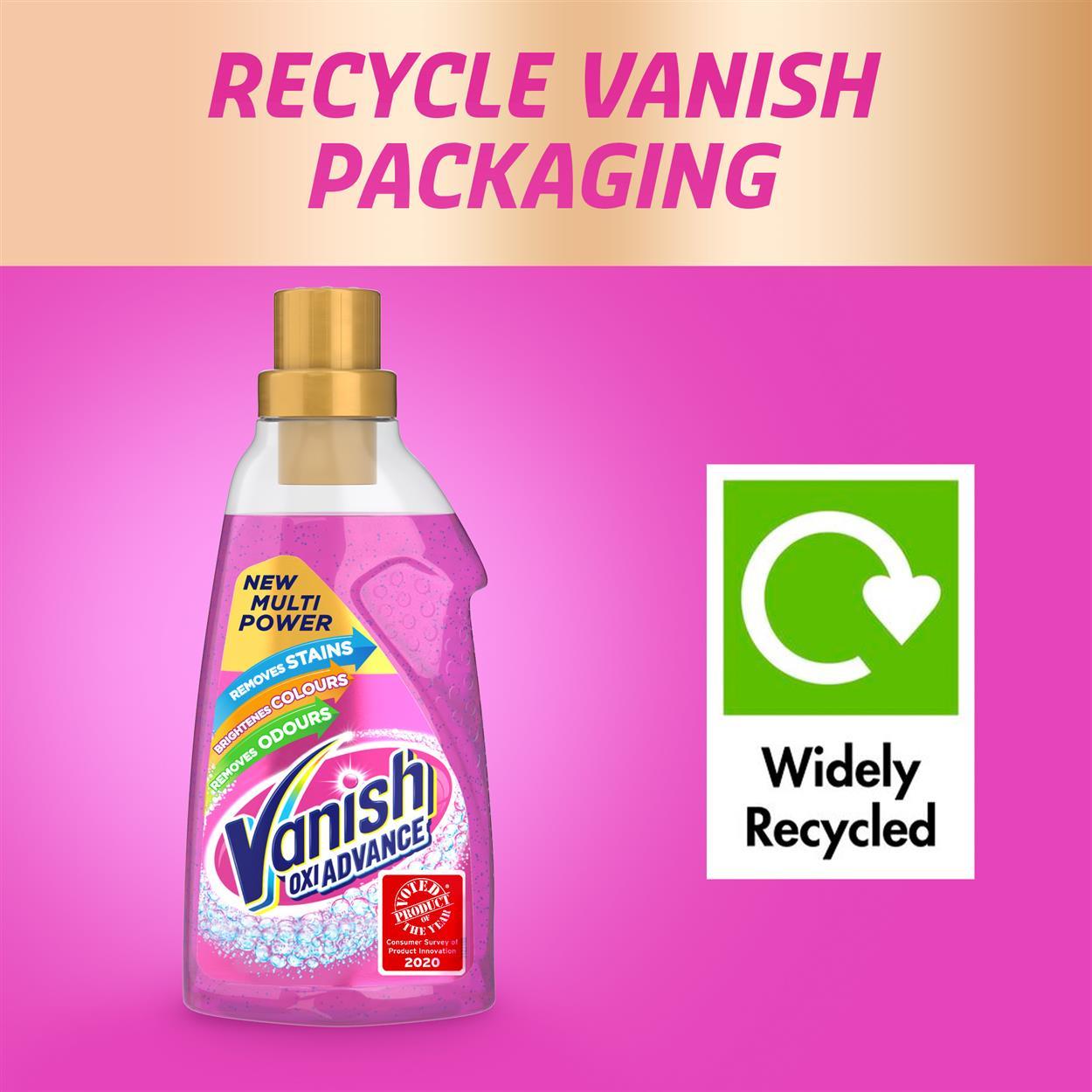 Vanish Gold Oxi Action Gel Stain Remover Fabric Clothes Colour Safe