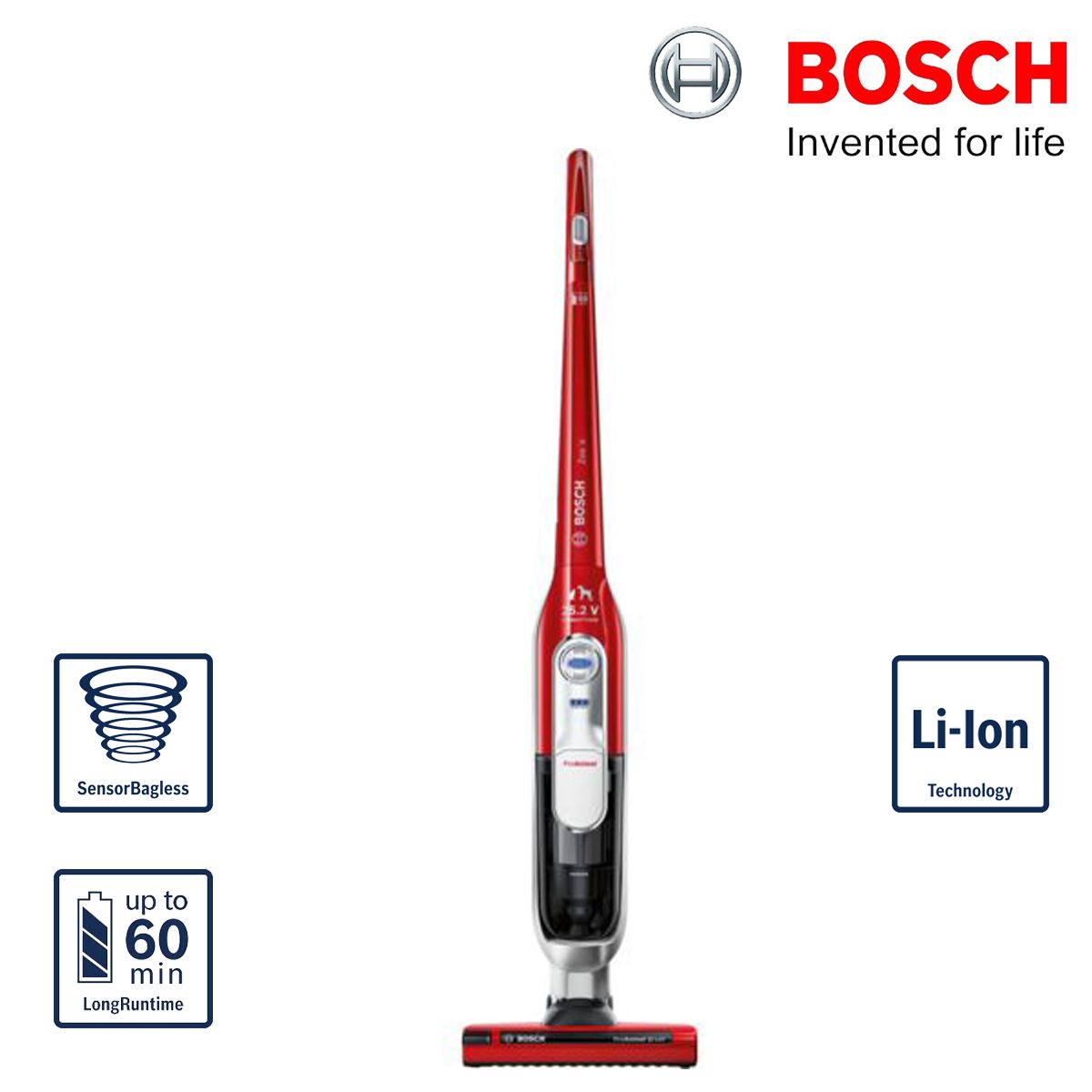 Bosch BCH6PETGB Athlet Pro Animal Cordless Upright Vacuum Cleaner 25.2V