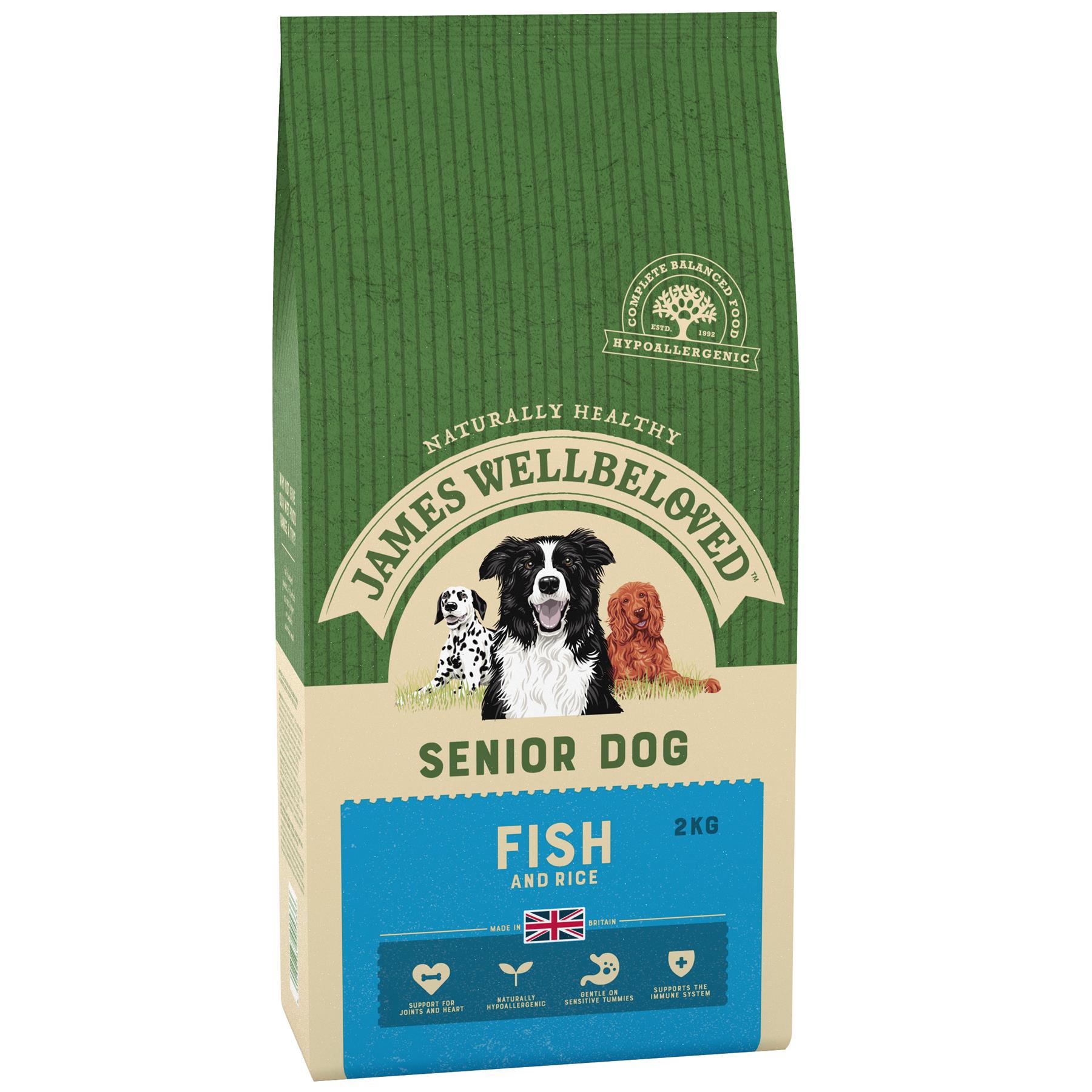 2kg James Wellbeloved Senior Dry Dog Food Biscuits Fish & Rice Kibble 5025838005336 eBay