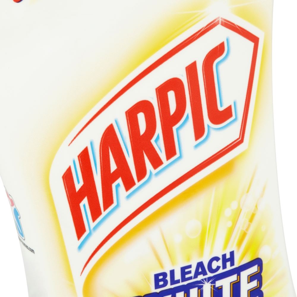12 x Harpic Bleach White & Shine Citrus Fresh Baking Soda Toilet