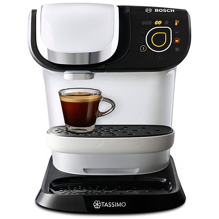 Tassimo My Way Hot Drinks Coffee Pod Machine 1.3L 1500W White TAS6004GB