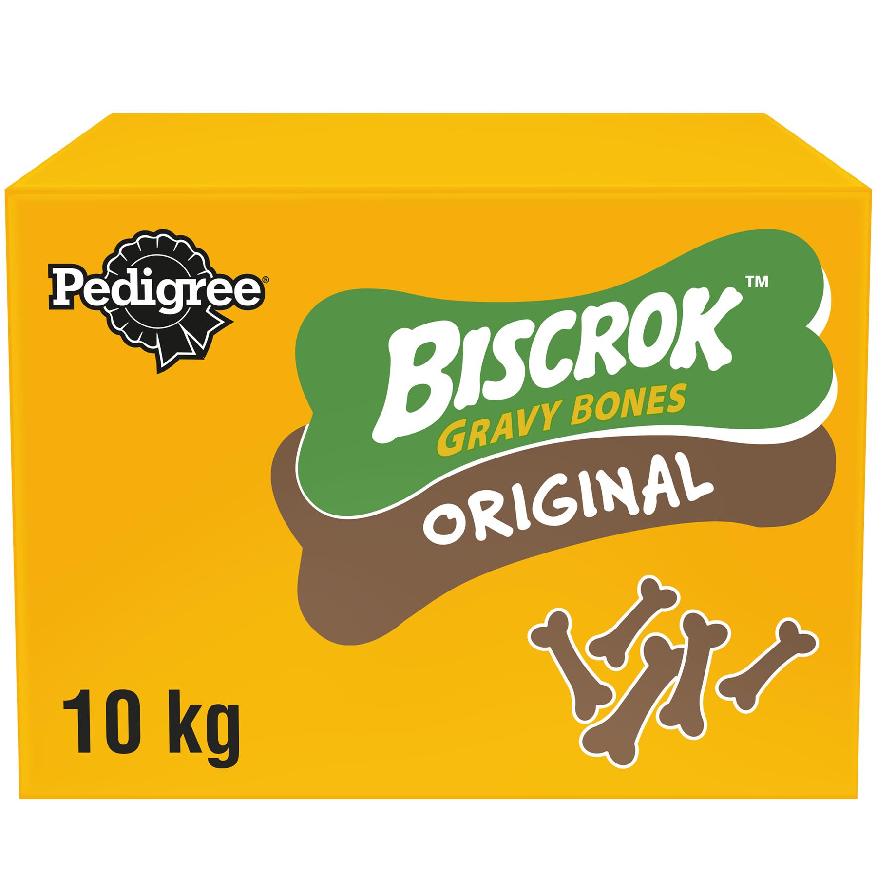10kg Pedigree Biscrok Gravy Bones Original Dog Biscuits 10kg Bulk Dog