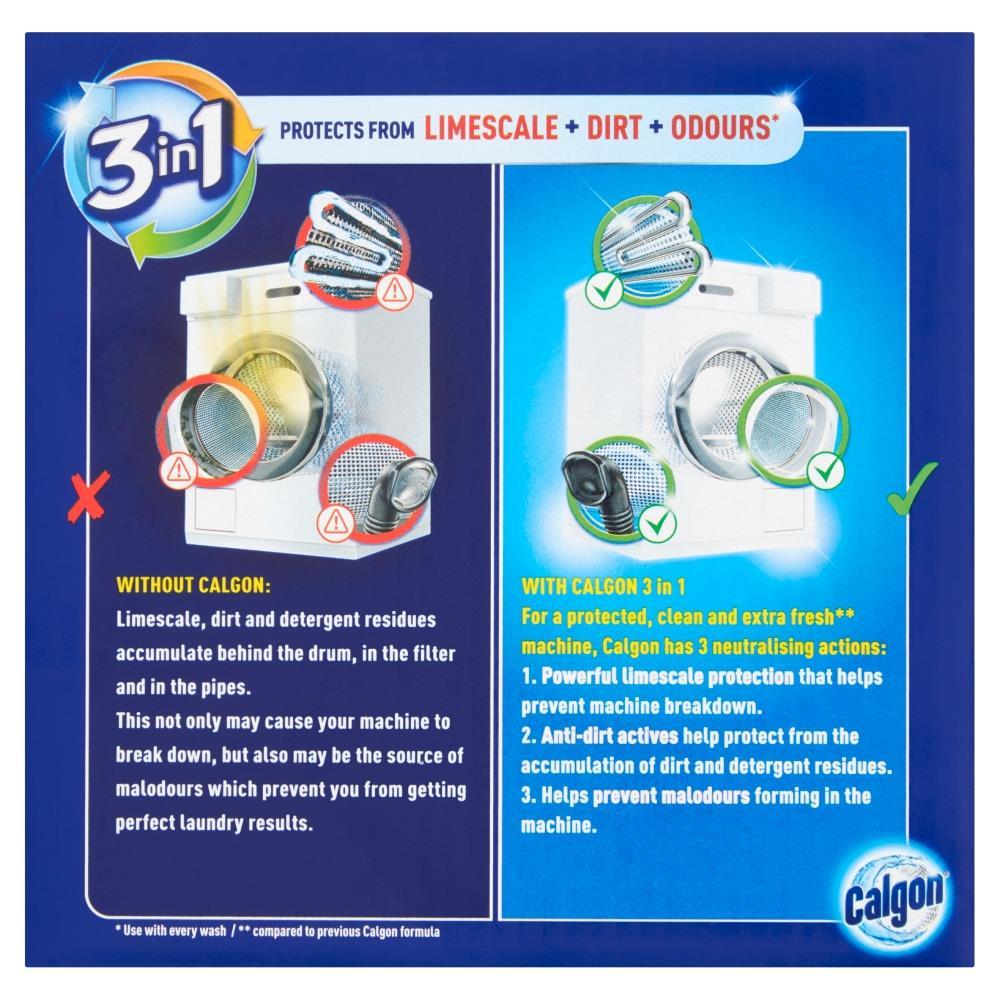 Calgon 3 in 1 Powerball Tabs Water Softener 30 Tablets Limescale