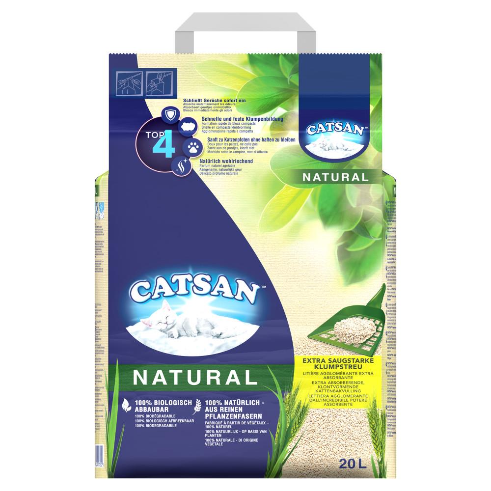 20L Catsan Natural Biodegradable Clumping Cat Litter 20 Litres Kitten