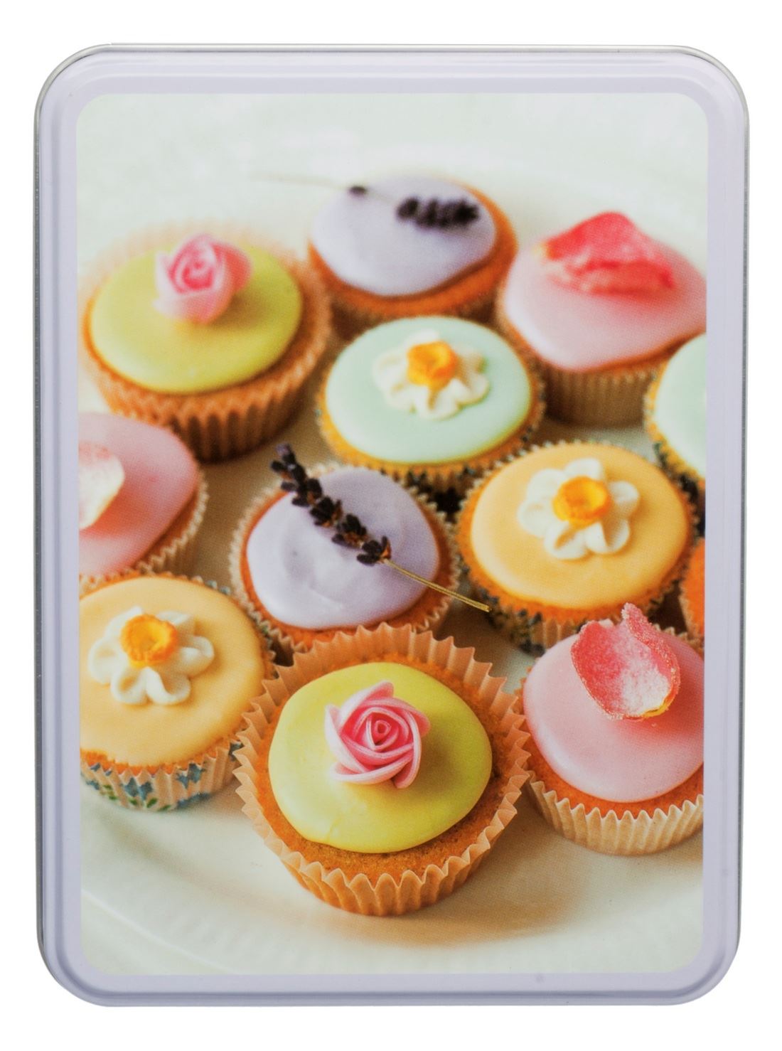 Details About Whsmith Cupcake Tinned Notecards With 4 Different Designs Pack Of 20 Cards - 