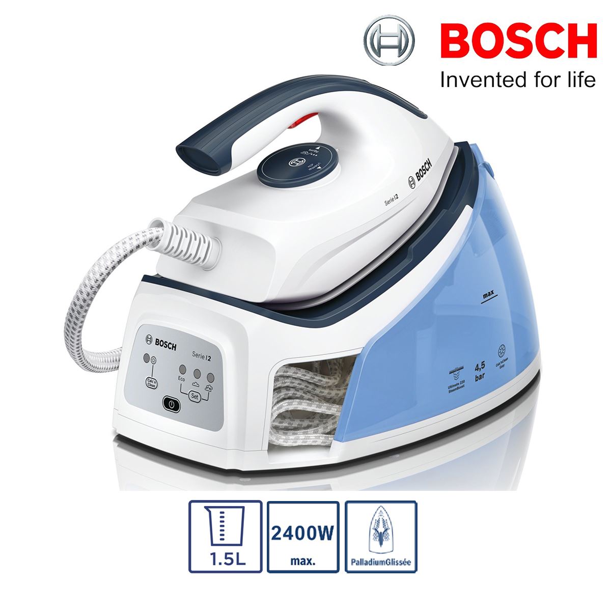 Bosch 751242 Wassertank f/ür Dampfb/ügelstationen