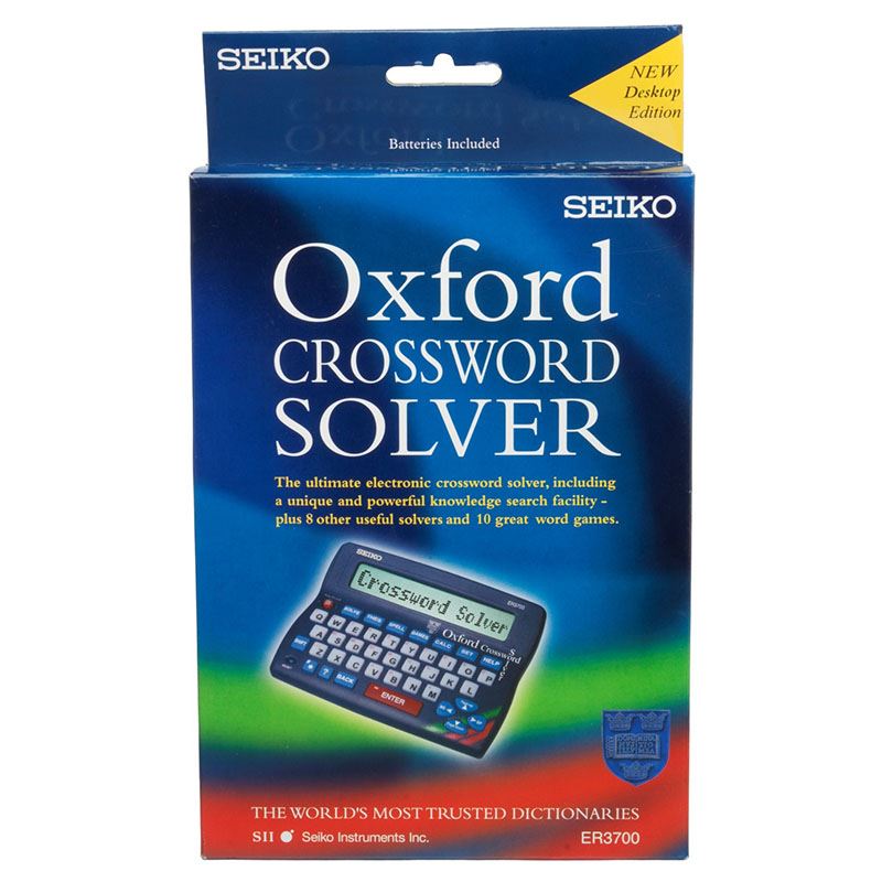 Seiko ER3700 Desktop Edition Electronic Oxford Crossword Solver