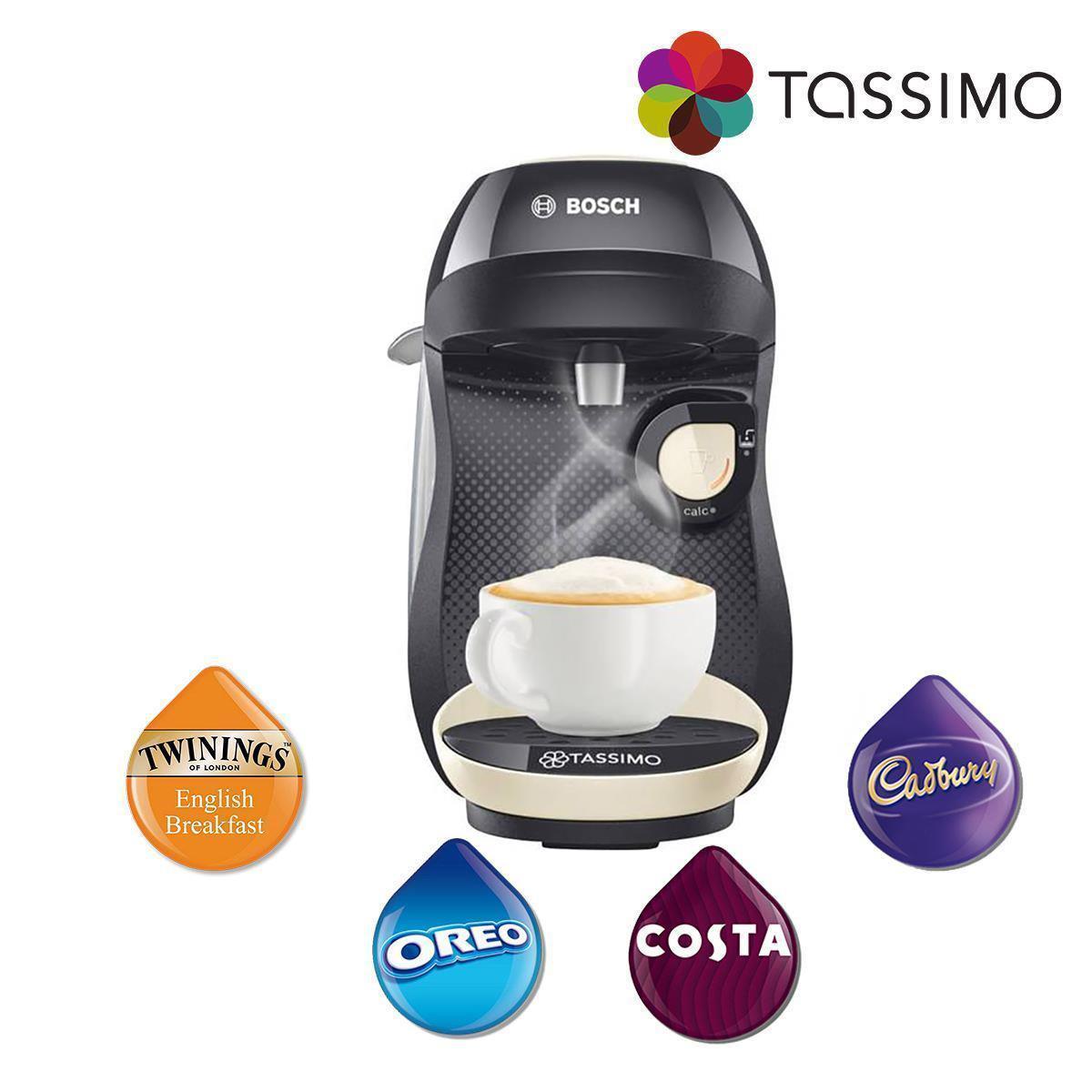 Tassimo Happy TAS1007 Costa Coffee Machine Hot Drinks 1400W 0.7L 3.3Bar