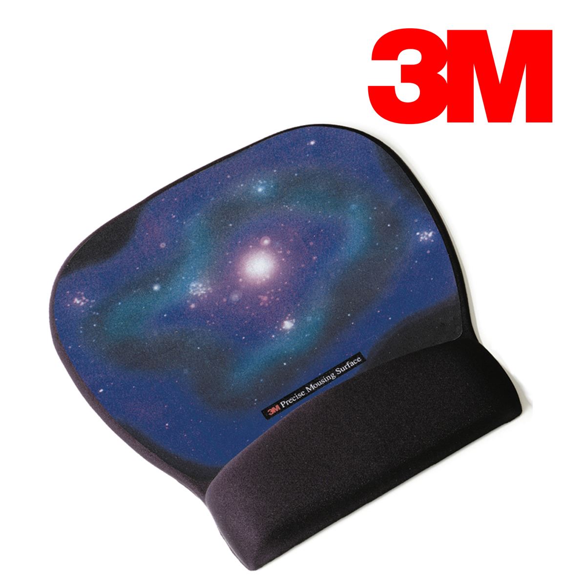 3M Mouse Pad With Gel Wrist Rest & Precise Mousing Surface In Star