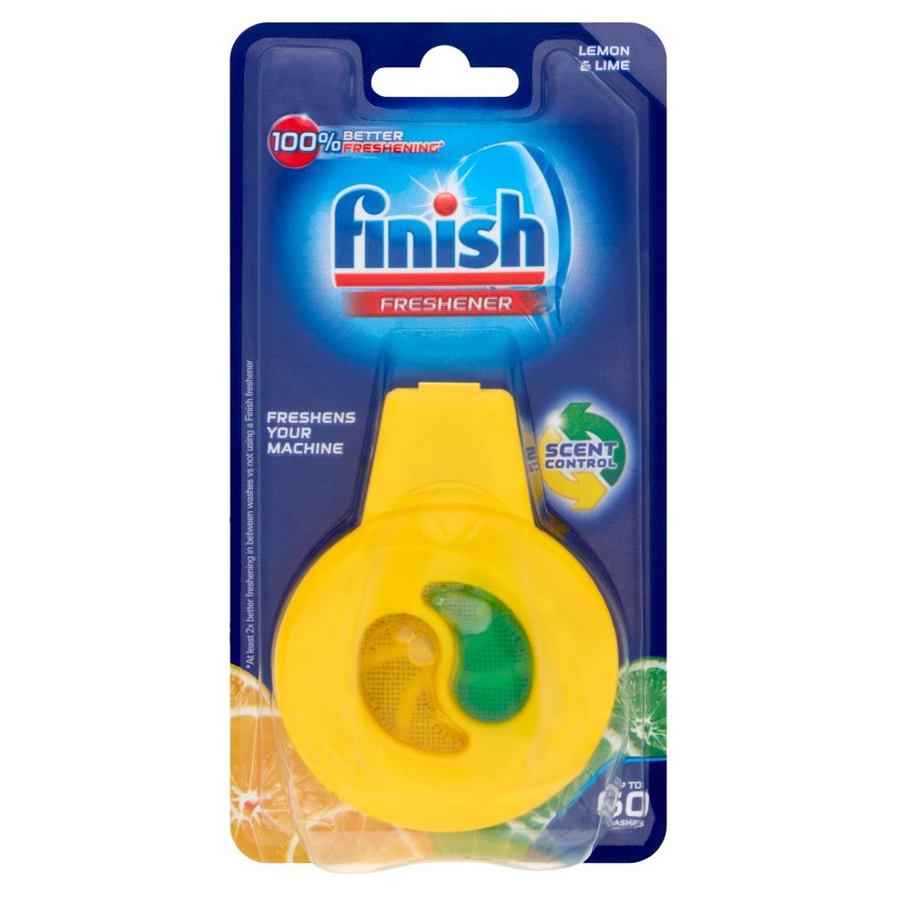 Finish Dishwasher Freshener & Cleaner MultiPack Lemon 2x Cleaner 2x