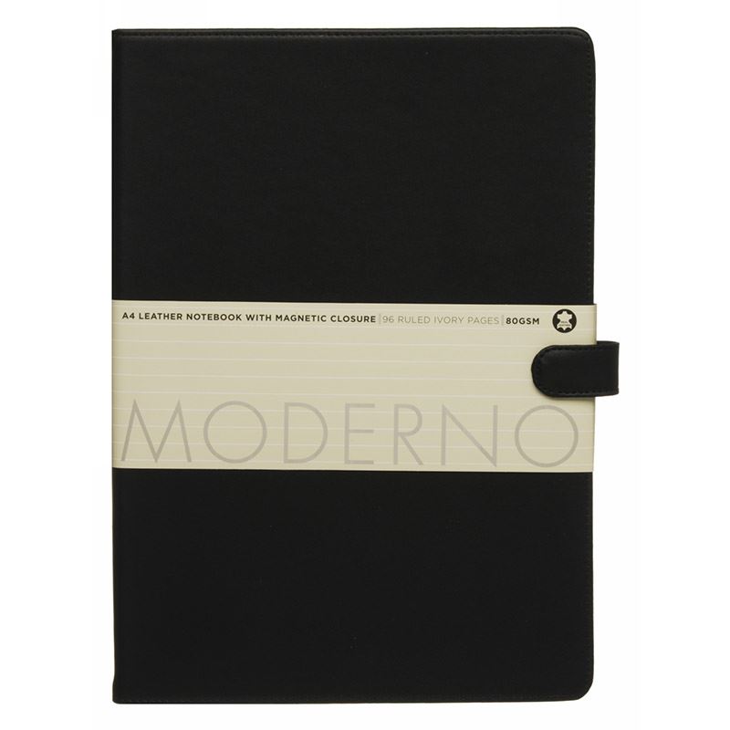 whsmith-moderno-black-leather-a4-notebook-case-bound-80-gsm-96-ruled