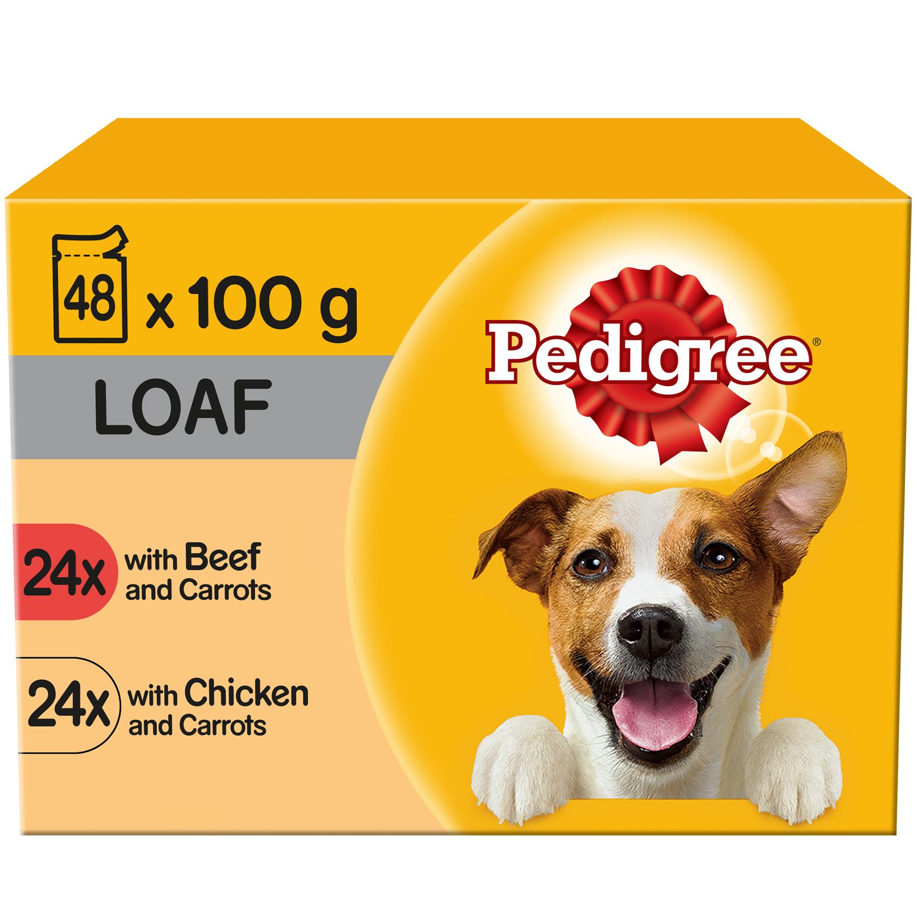 pedigree senior dog food pouches