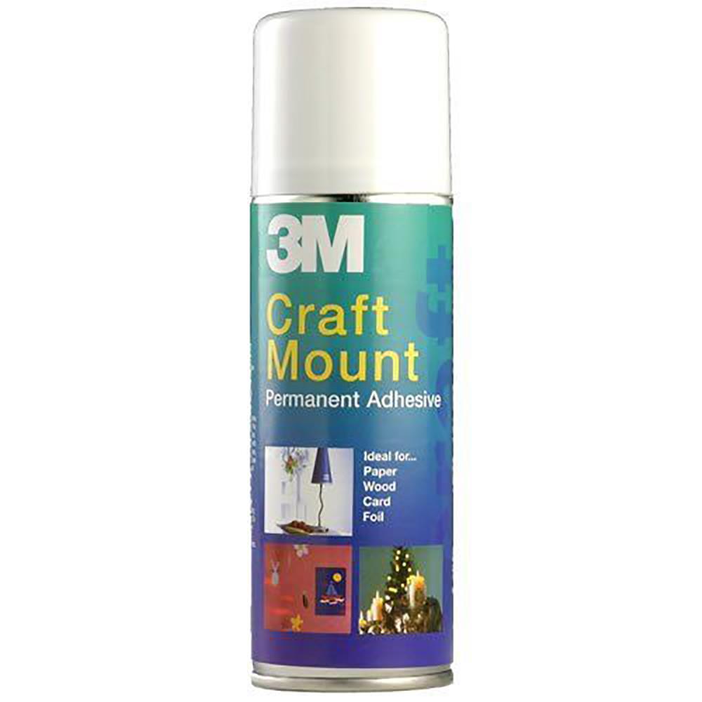 3M Craft Mount YP208060159 Adhesive Permanent Spray 200ml transparent