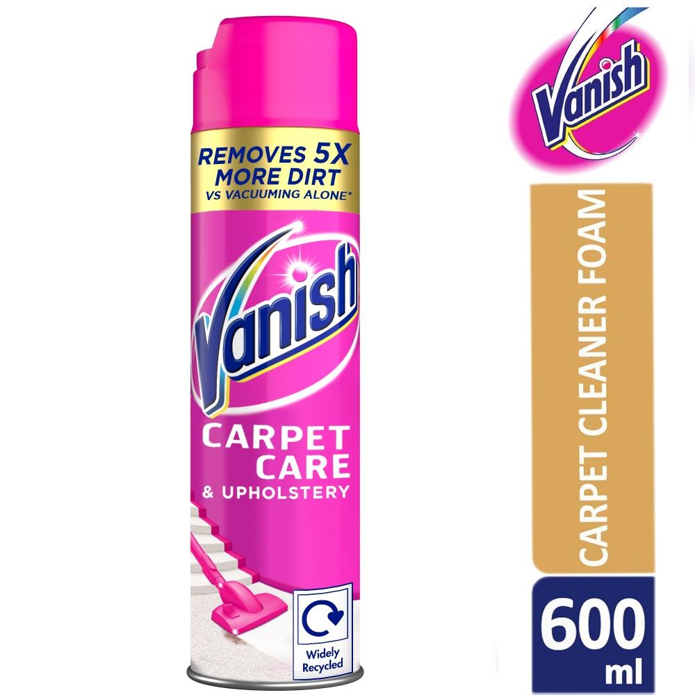 Vanish Gold Carpet Cleaner Care Foam Upholstery Dirt & Stain Remover
