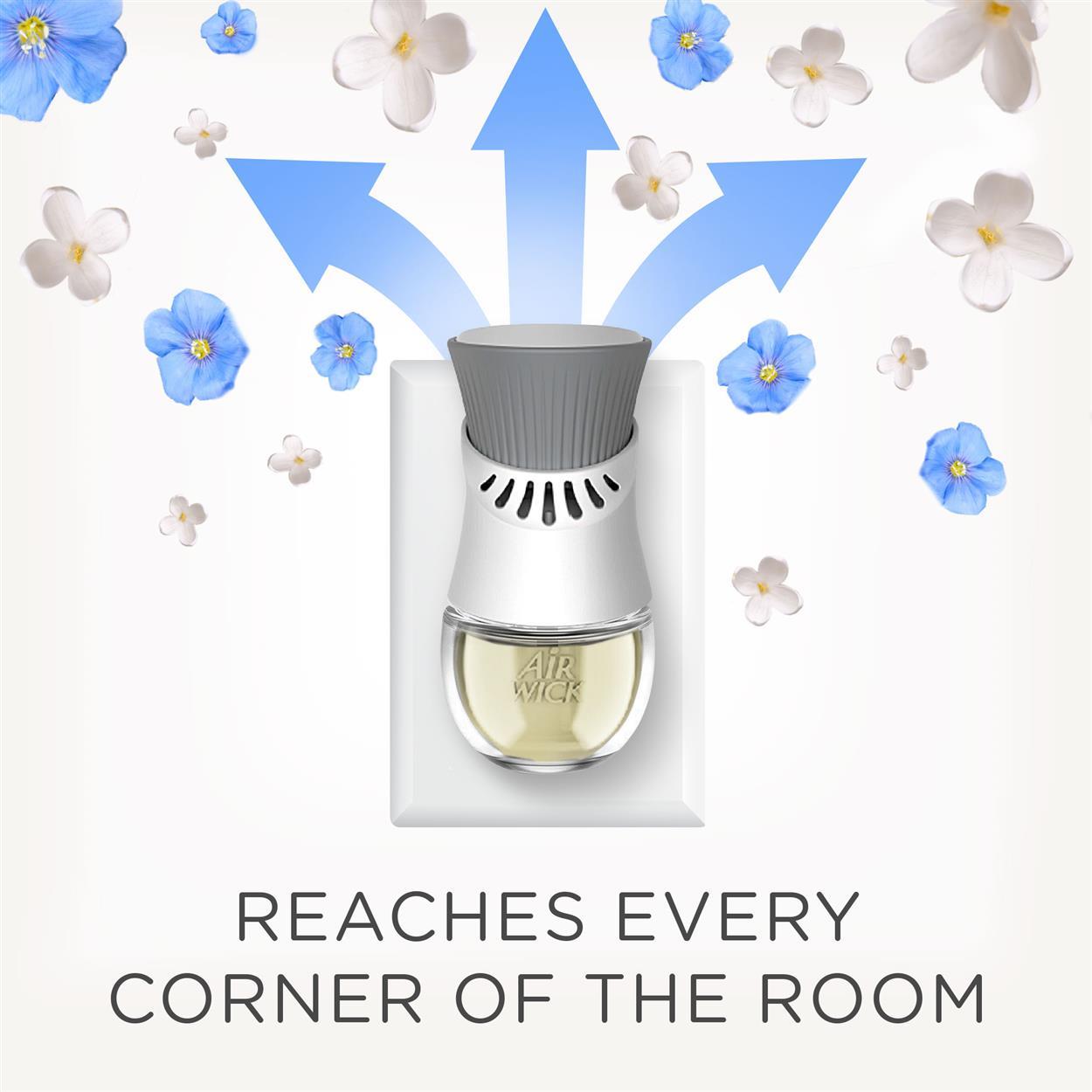 Air Wick Air Freshener Triple Electrical Plug in Refill Crisp Linen