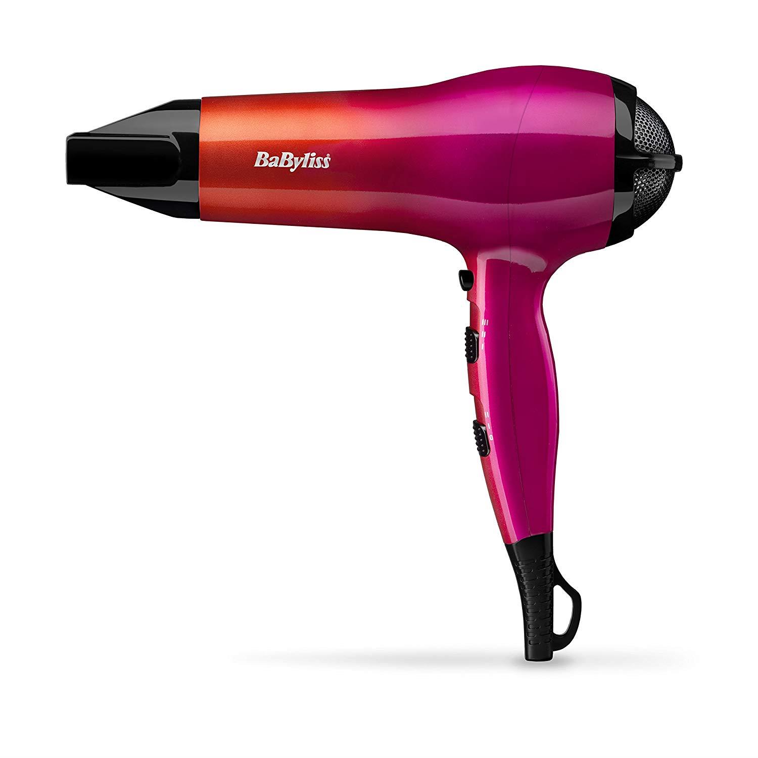 BaByliss Ombre DC Ionic Hair Dryer Lightweight 2400W With Concentrator