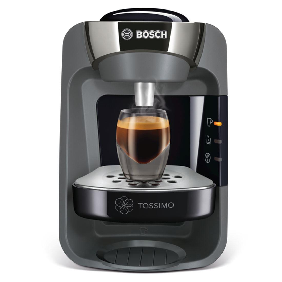 Tassimo Suny Costa Coffee Pod Machine 0.8L Black TAS3202GB Bosch Grade