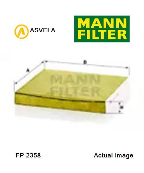 Pack of 1 Blue Print ADH22517 cabin filter