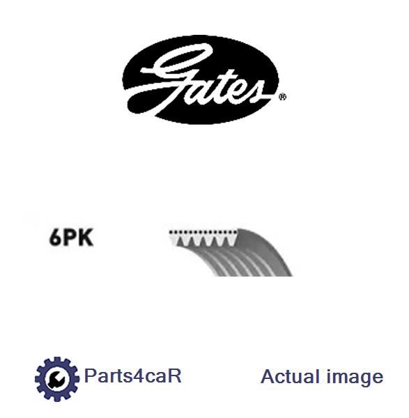 Gates Drive Belt For Alfa Audi Citroen Fiat Peugeot Saab Vauxhall 6PK1725