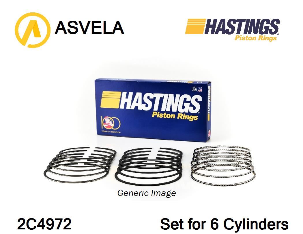Piston Ring Set for ACURA,HONDA MDX,YD1,J35A3,J35A5 Hastings 2C4972. Technical Data
