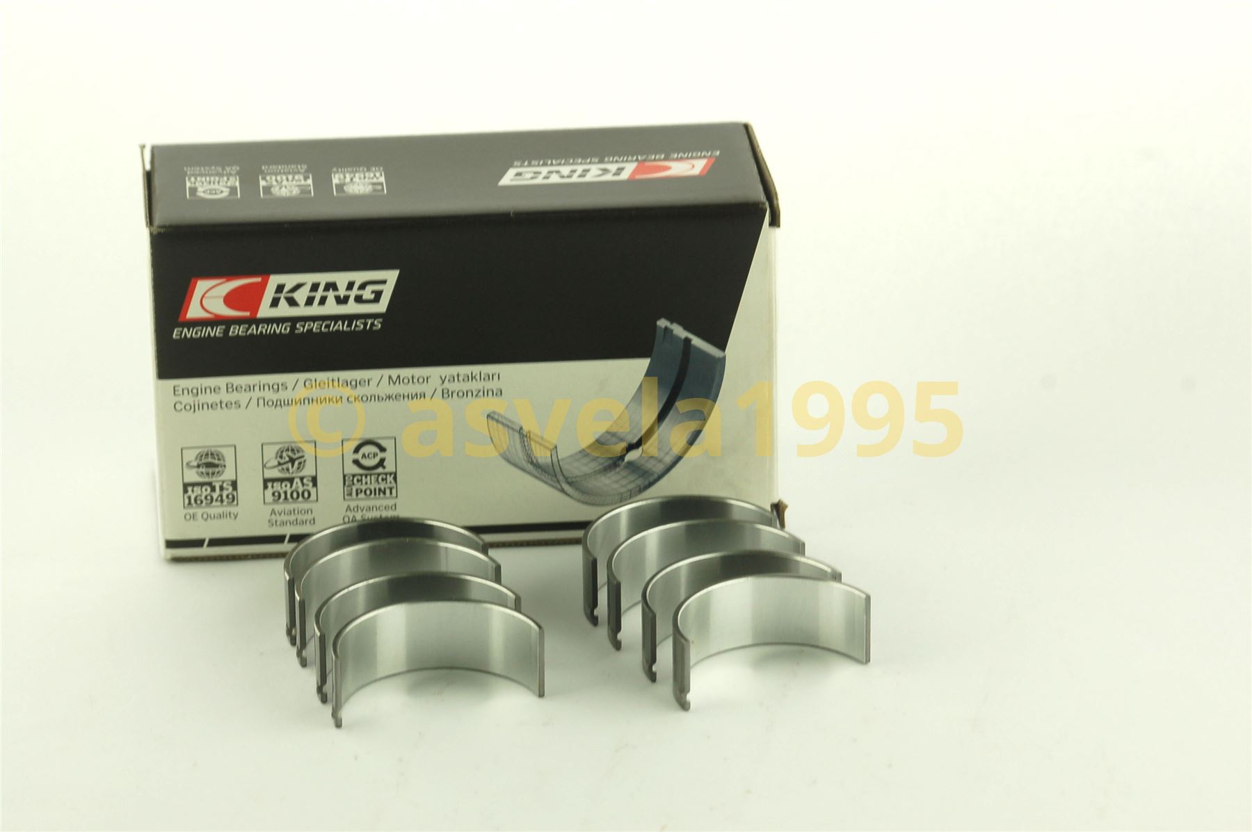 King Big End Con Rod Bearings CR1294CA 0.25 Oversize For VM 2.5-2.8 DIESEL