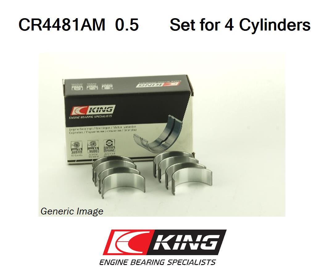 CONROD BIGEND BEARINGS 0.5MM FOR FENGXING DONGFENG MITSUBISHI BBDC 4B1146
