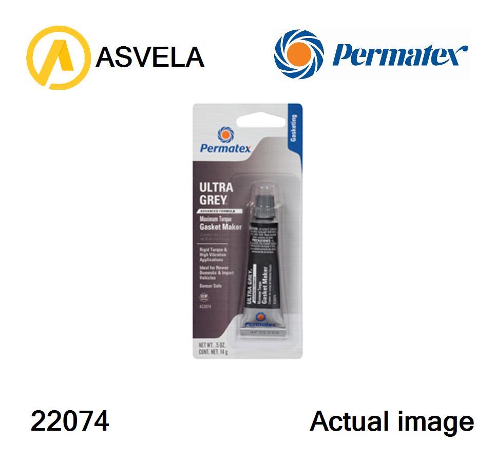 Permatex 22074 Ultra Grey Rigid HighTorque RTV Silicone Gasket Maker