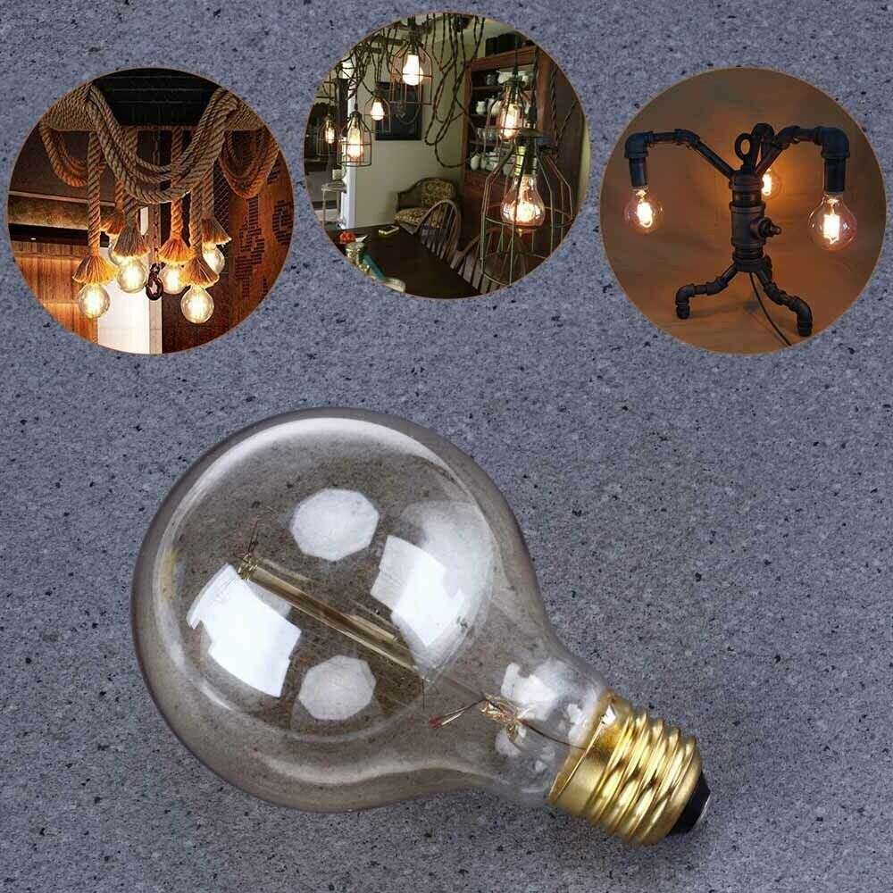 Ampoule E27 Dimmable 60W Vintage Retro Edison Antique 240V Lampe Ampoule - Imagen 12 de 48