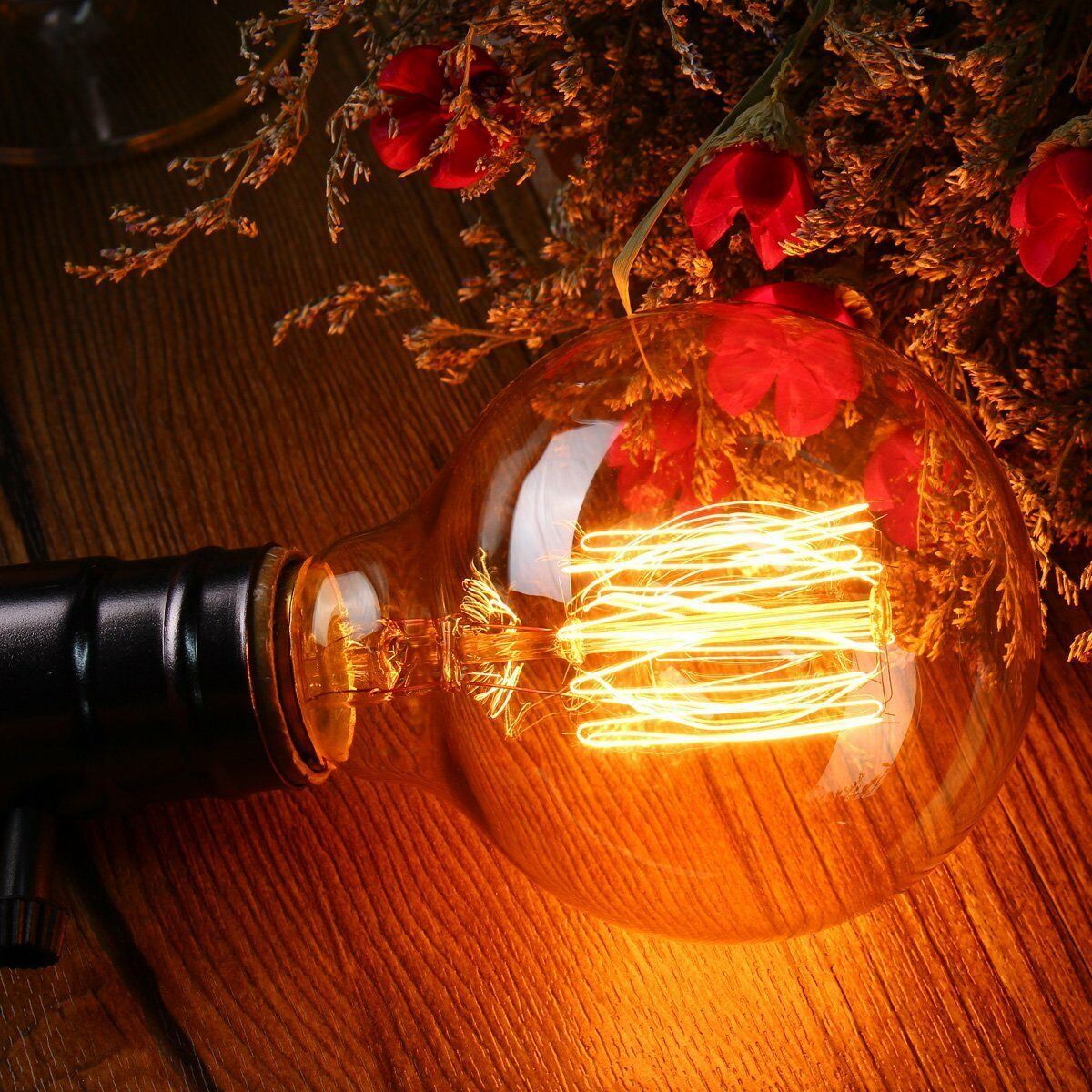 Ampoule E27 Dimmable 60W Vintage Retro Edison Antique 240V Lampe Ampoule - Imagen 17 de 48