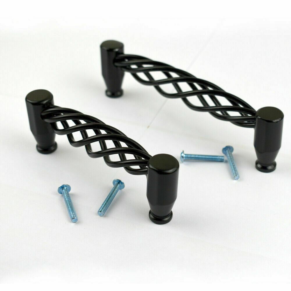 Kitchen Door Handles Cupboard Drawer Black Handles Bedroom
