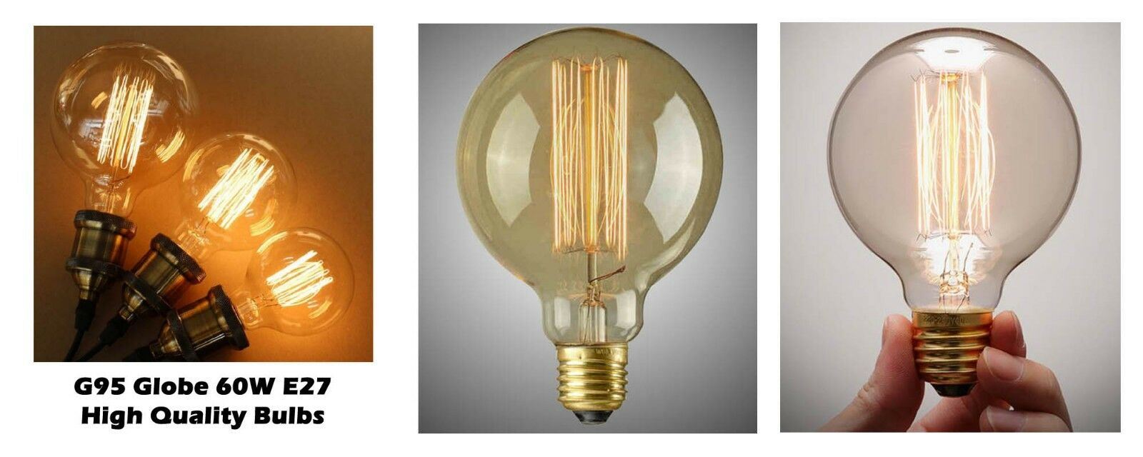 Ampoule E27 Dimmable 60W Vintage Retro Edison Antique 240V Lampe Ampoule - Imagen 25 de 48