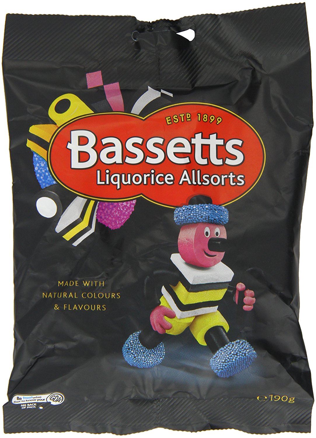 Maynards Bassetts Liquorice (Licorice) Allsorts 190g UK British eBay
