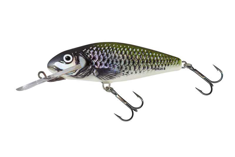 Salmo Perch Deep Runner 8cm Crankbait / Perch Pike Lure Plug - Picture 7 of 8