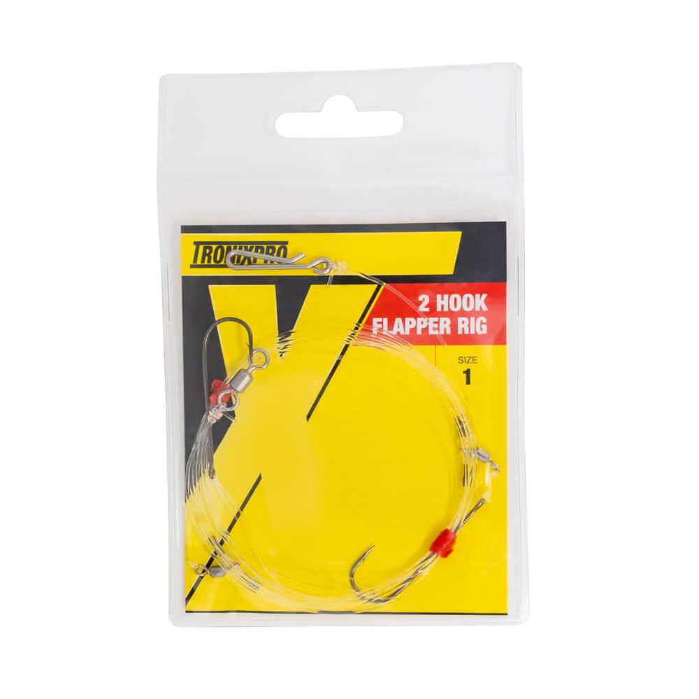 Plataforma atada a mano TronixPro 2 ganchos aleta/rastro de pesca en el mar - Imagen 3 de 5