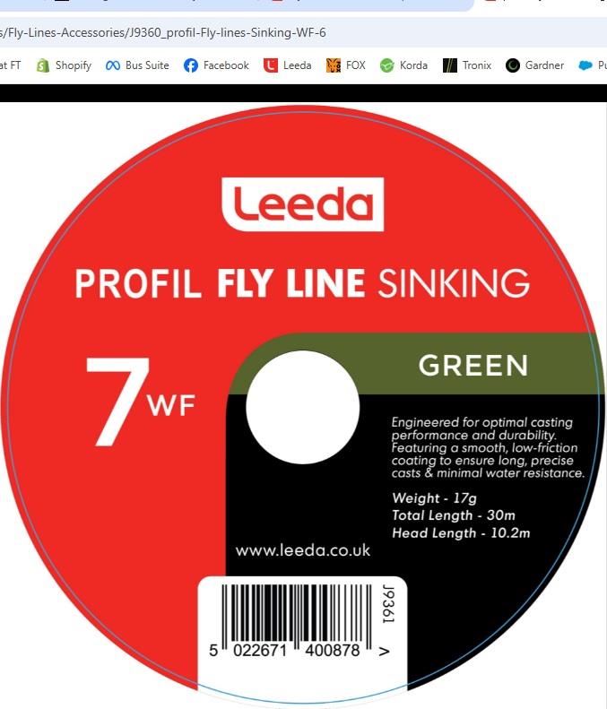 Leeda Profil Fly Line / Game Fishing Tackle - Picture 9 of 10