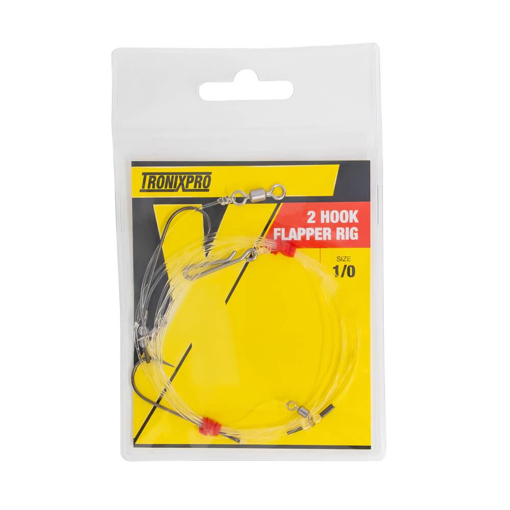 Plataforma atada a mano TronixPro 2 ganchos aleta/rastro de pesca en el mar - Imagen 2 de 5