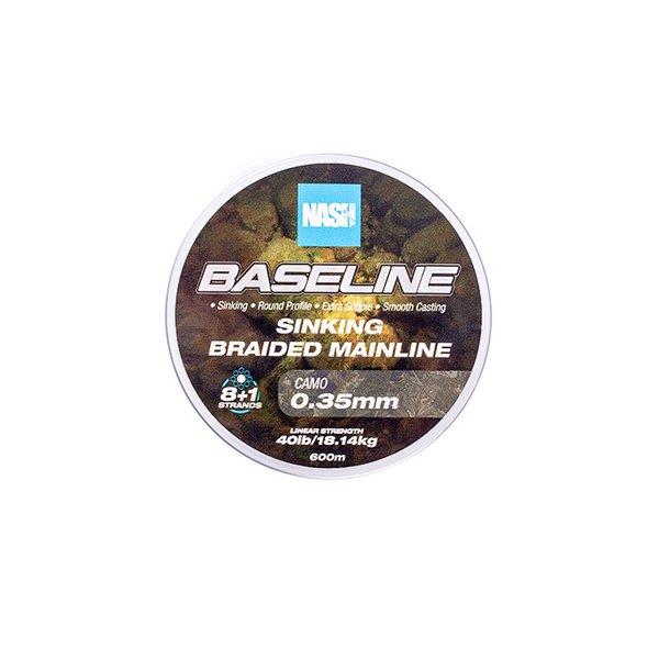 Nash Baseline Sinking Braid Camo / Carp Fishing Braided Mainline - Picture 7 of 11