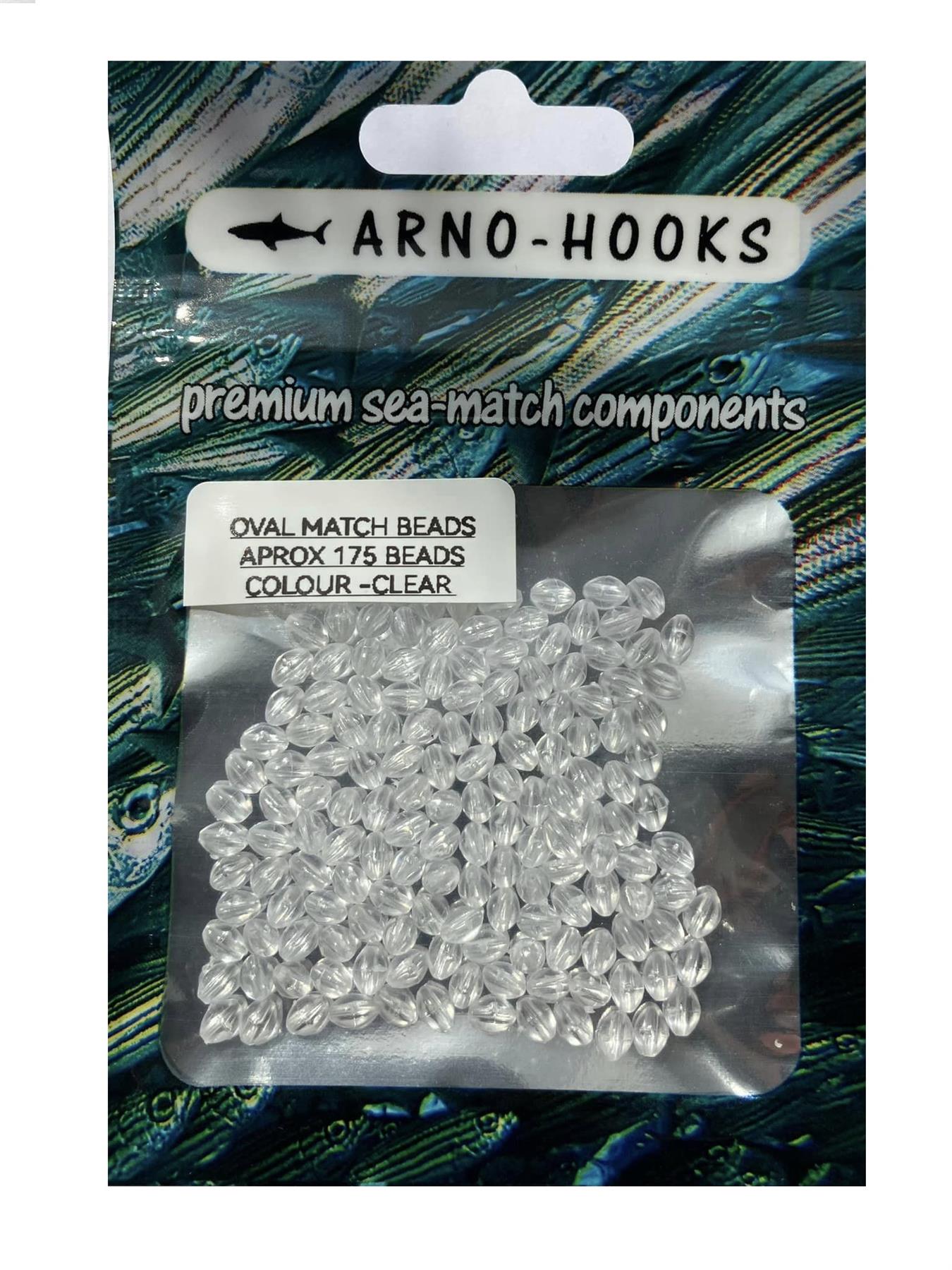 Arno-Hooks Oval Streichholz Perlen / See Angeln Terminal Tackle - Bild 4 von 5