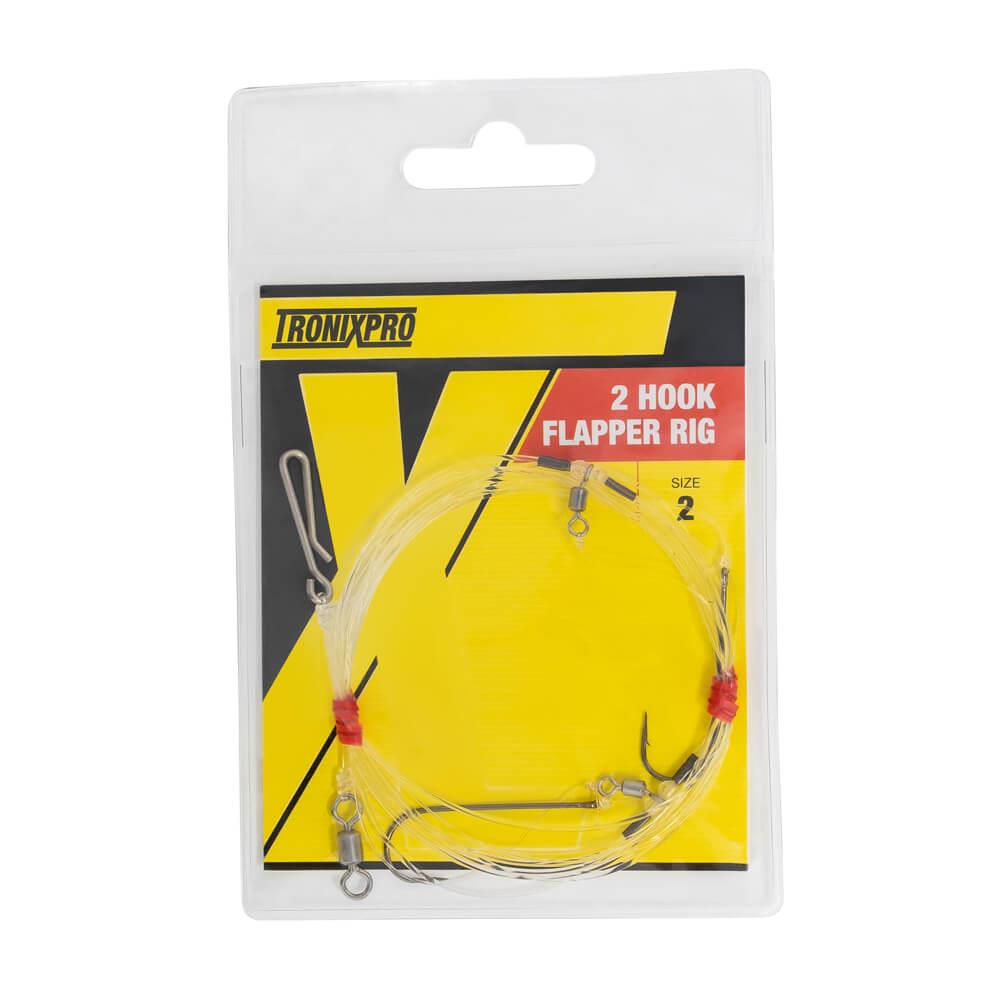 Plataforma atada a mano TronixPro 2 ganchos aleta/rastro de pesca en el mar - Imagen 4 de 5