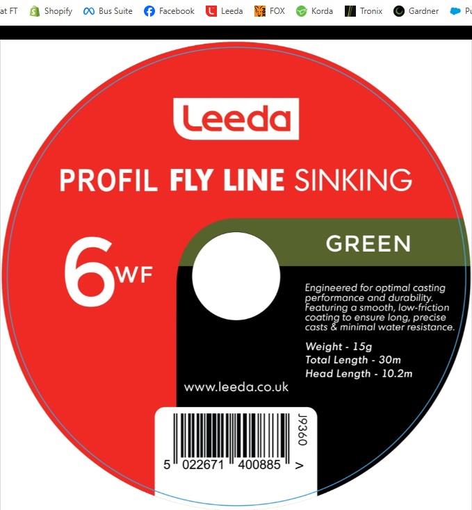 Leeda Profil Fly Line / Game Fishing Tackle - Picture 8 of 10