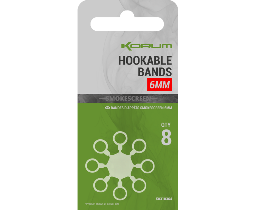 Korum Smokescreen Hookable Bands / Fishing Tackle