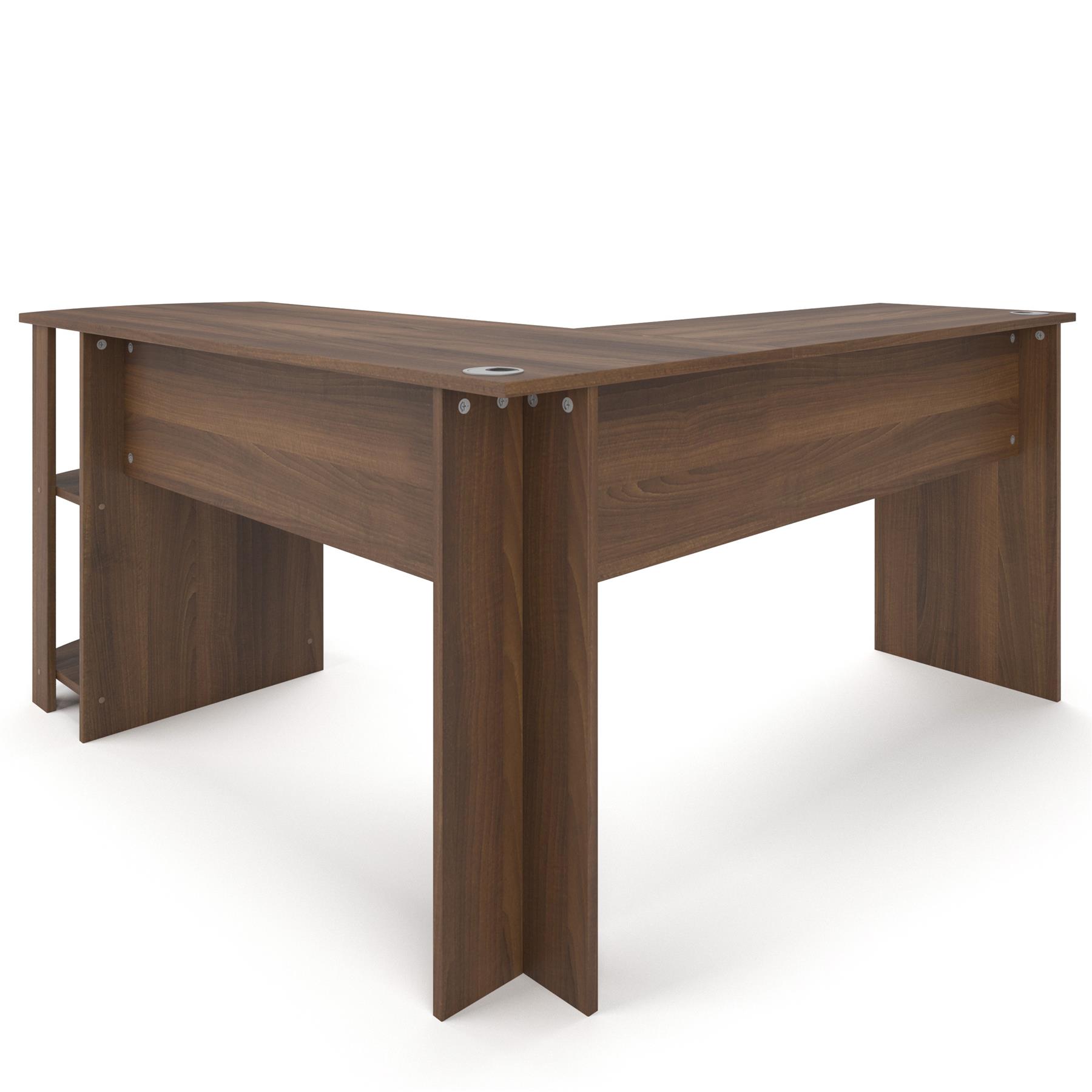 Großer Eckschreibtisch mit Regalen - Home Office - Piranha Furniture