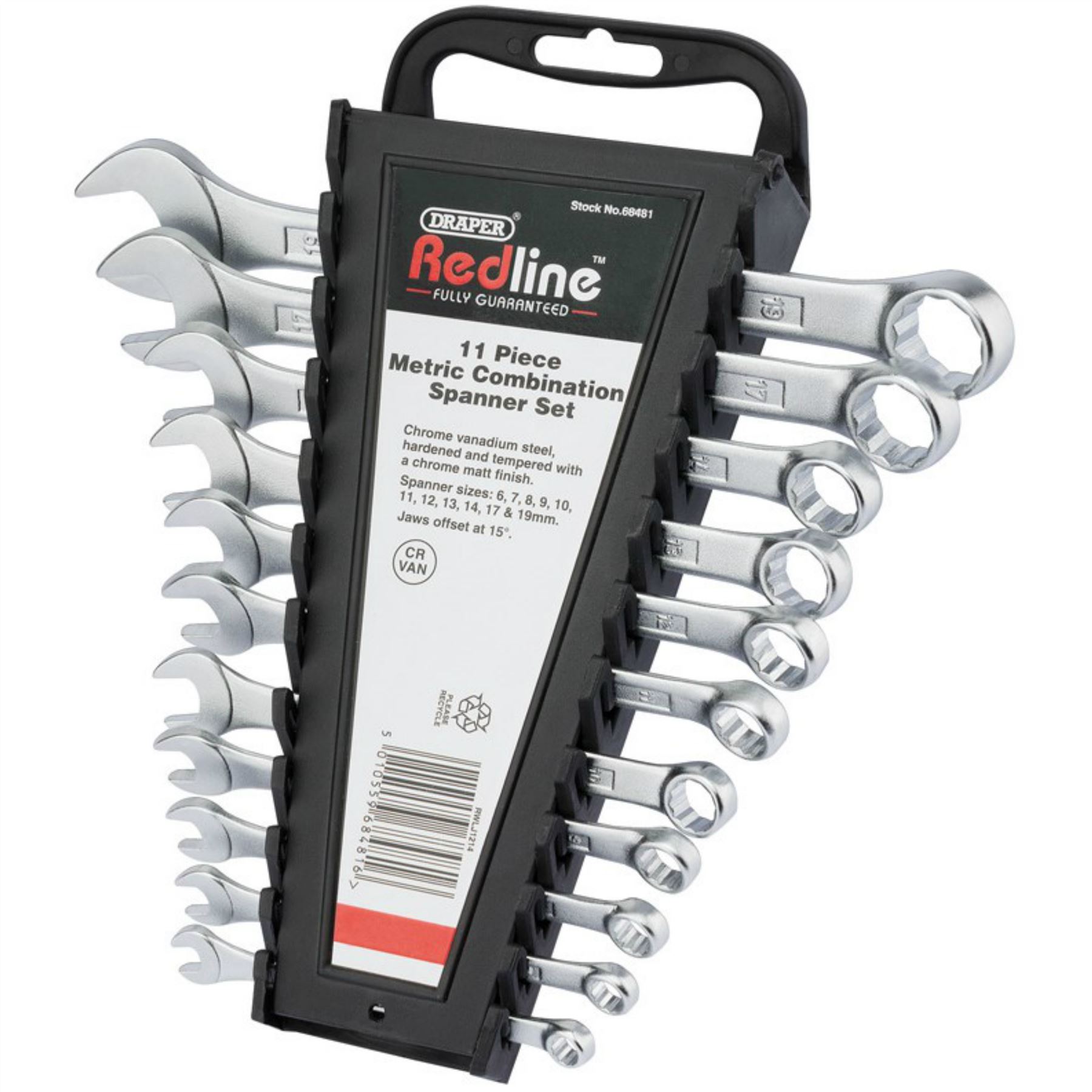 Draper Redline Metric Combination Spanner Set 6 7 8 9 10 11 12 13 14 17 & 19 mm eBay