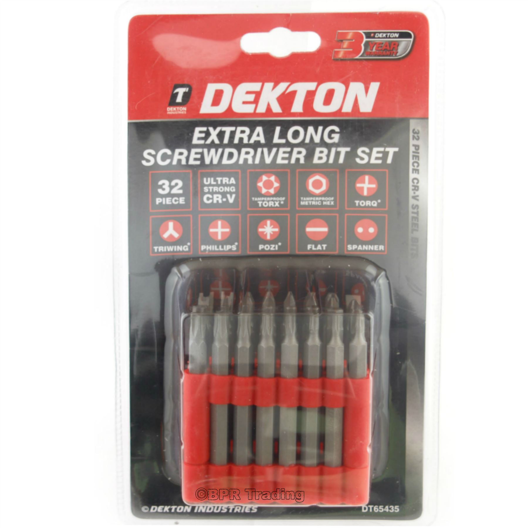 Security Bit Set 75mm long power Screwdriver Bits Phillips Pozi Torx Star Hex eBay