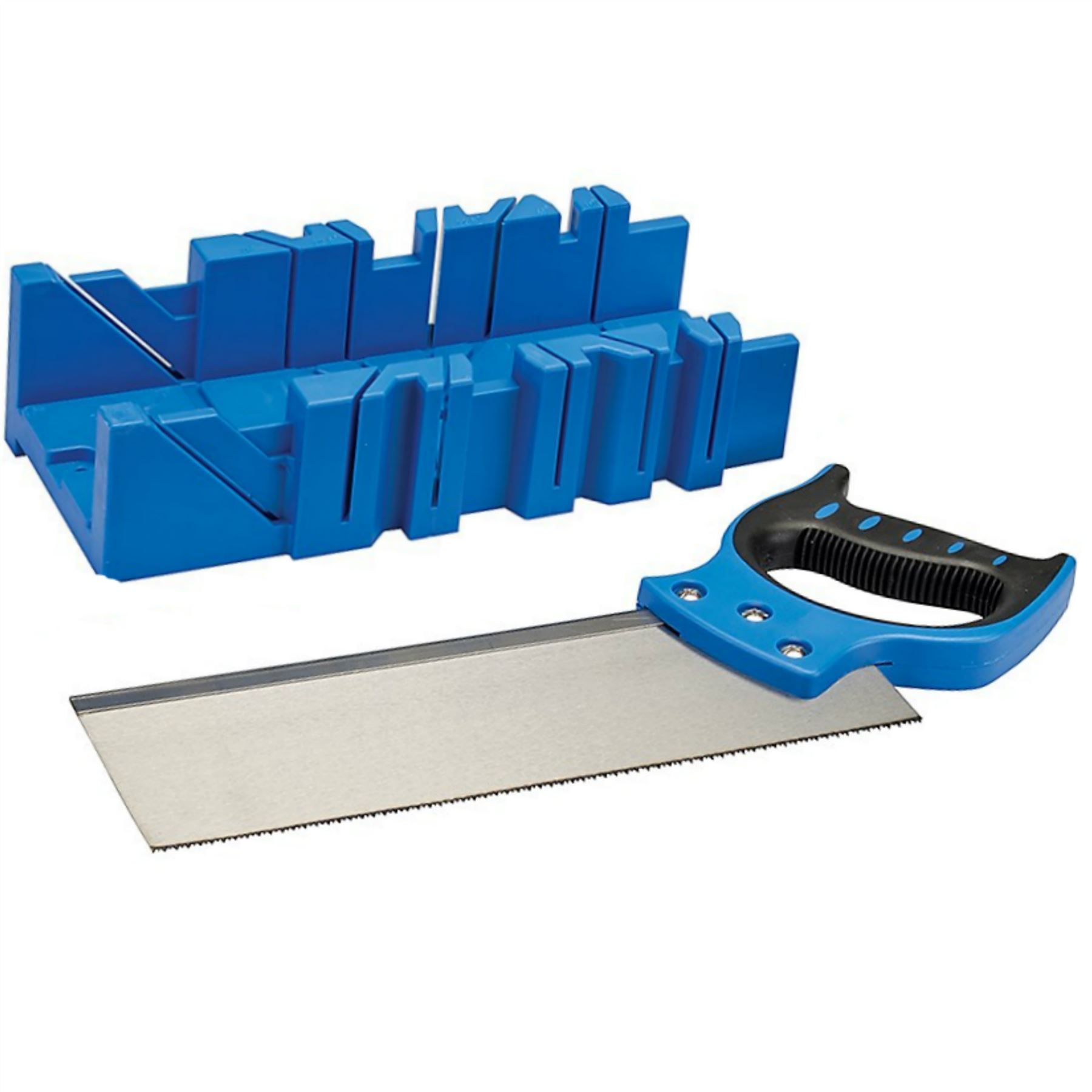 Silverline 300mm x 90mm Mitre Cutting Block Box Tenon Saw For Wood
