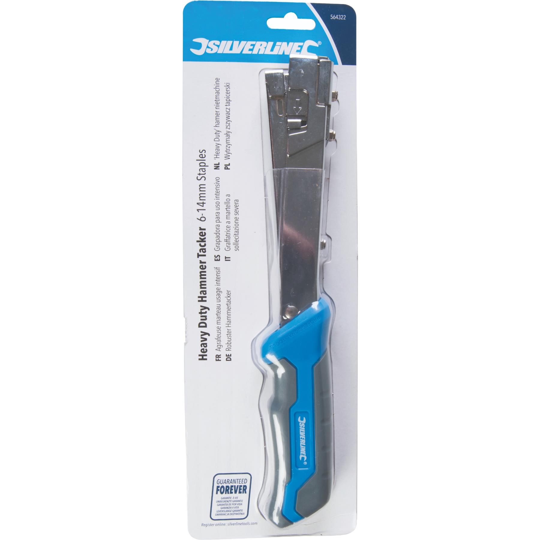 Silverline Hammer Tacker Carpeting Upholstery Insulation Roofing