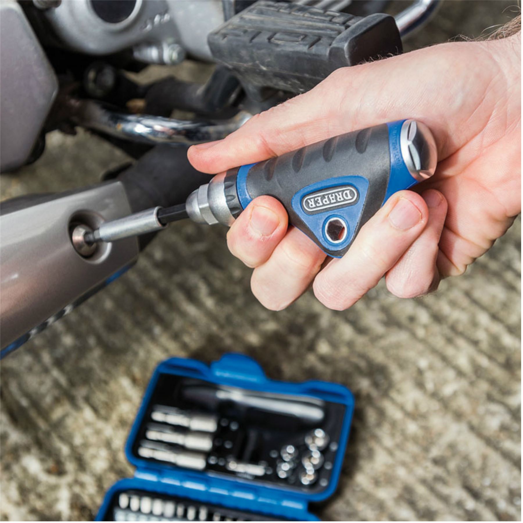 Draper Ratchet Torx TXStar Screwdriver Socket Nut Driver & Bit Set 35