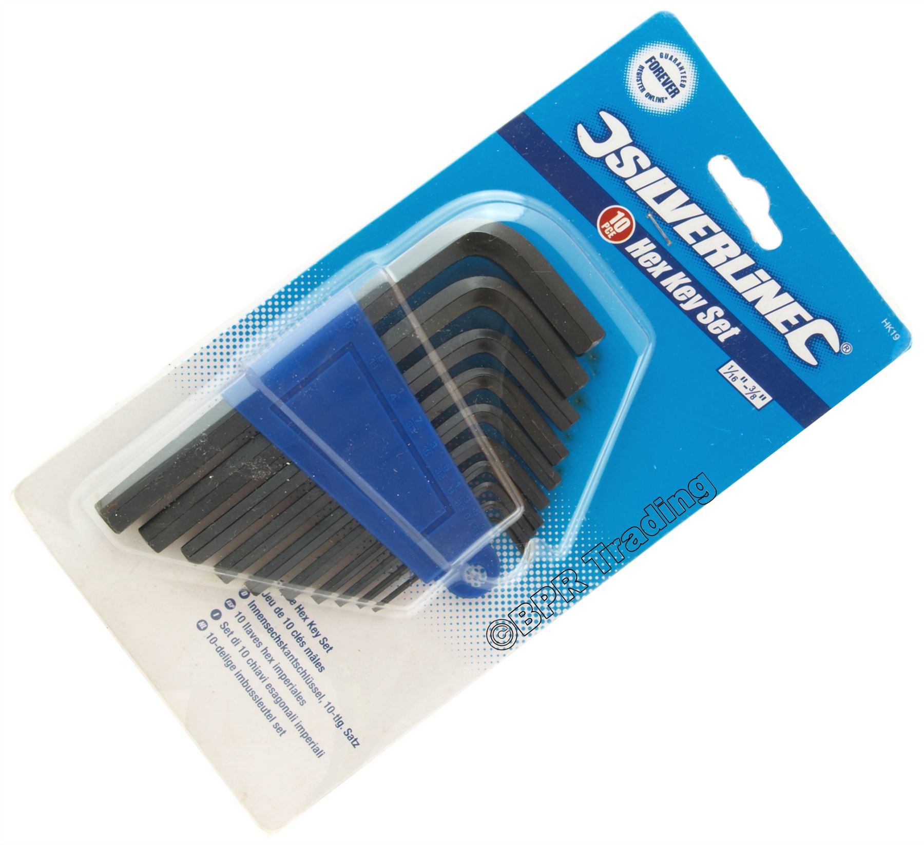 Silverline Imperial Hex Allen Key Expert Set Allan Alan Alen 10 Piece 1//16/"-3//8/"
