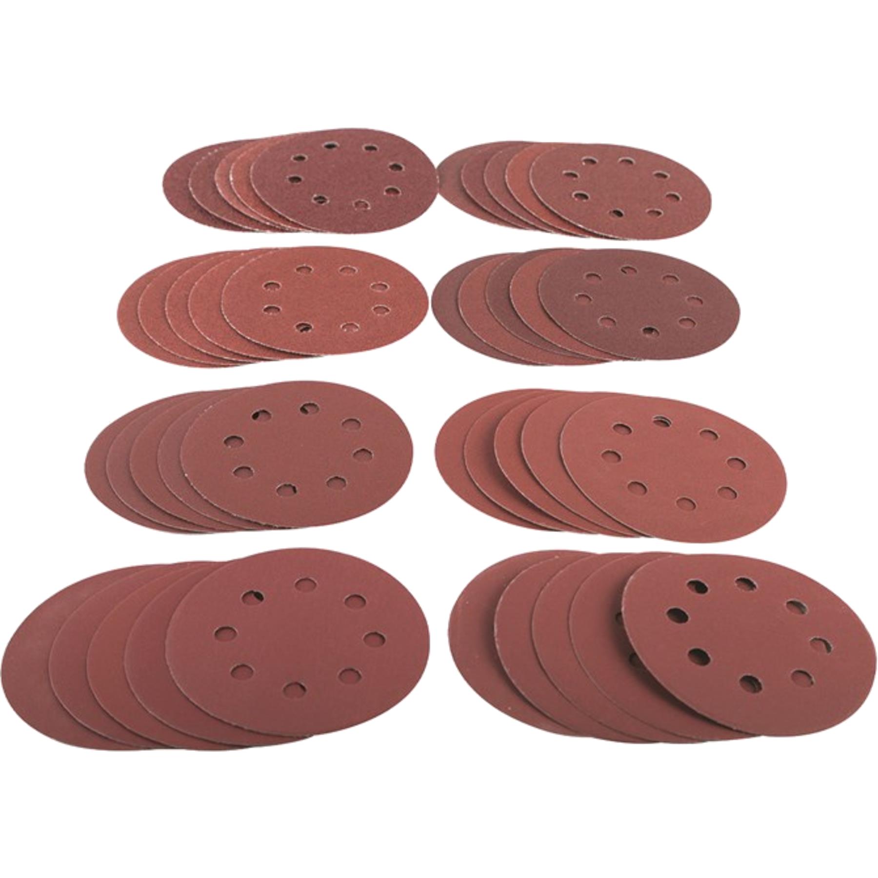 Amtech 40pc 115mm Orbital Circular Sanding Sheet Discs Pads 40 400